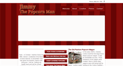 Desktop Screenshot of jimmythepopcornman.com